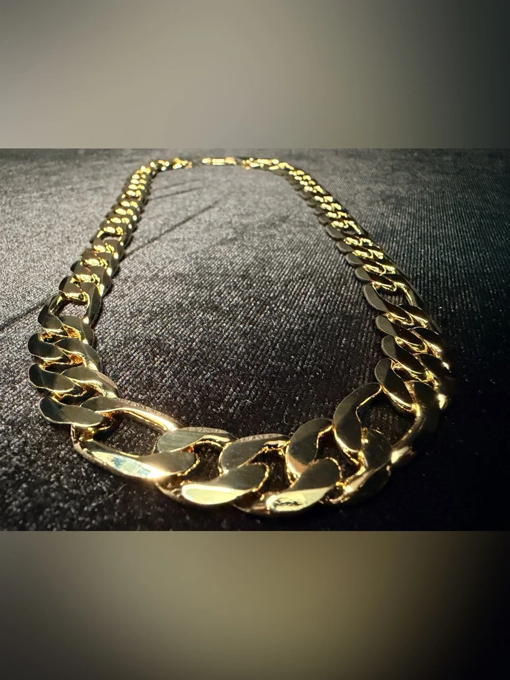 Cuban 20in 12.5MM 14k Stamped Gold Filled Necklace Brand new Stand Out Piece